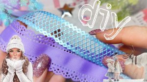 Зимние бантики ❄️ с любимым декором #diy #handmade