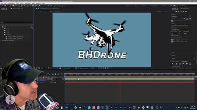 Animando um logo ao vivo para um canal brasileiro Parte 4 - BHDrone - Ao Vivo Em 4k смотреть онлайн