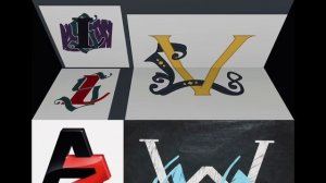 Мой скетчбук. Монограммы, буквы, леттеринг, логотипы, заглавные буквы, инициалы, аватарки.