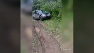 Митсубиси монтеро 3 за рыбой.