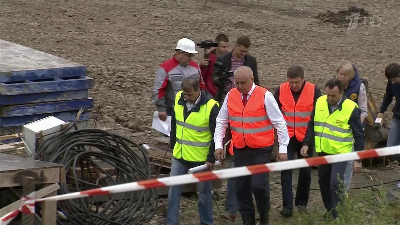 Сергей Цивилев проверил ход строительства последнего участка трассы Кемерово - Новокузнецк