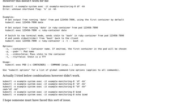 DevOps & SysAdmins: Remote command execution on kubernetes container смотреть онлайн