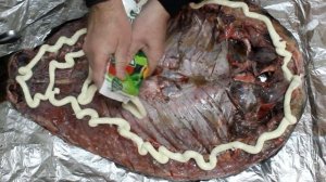 Коктал из сазана 11.5 кг в тандыре.