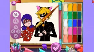 Игра мультик леди баг и супер кот раскраска