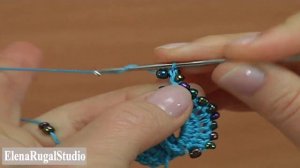 ОЧЕНЬ ПРОСТО и КРАСИВО/3Д ВЯЗАНИЕ крючком/Вязание объёмного листика с бисером и без