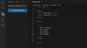Git-Commit - Фиксации в Visual Studio Code.