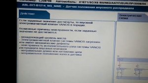 Проверка VANOS Rheingold Bank 1