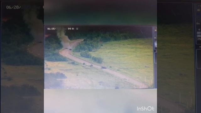 ?Десантники с Бурятии, уничтожают укропитеков тачками на подступах к Бахмуту.?