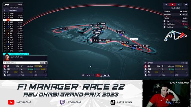 Ред Булл - ЧІТ-КОД! F1 Manager 2022 #44 - Гран-Прі Абу-Дабі смотреть онлайн