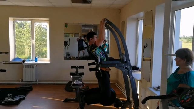 Лето 2к17 подтягивания с весом 45 кг (3 блина по 15), собственный вес 82 смотреть онлайн