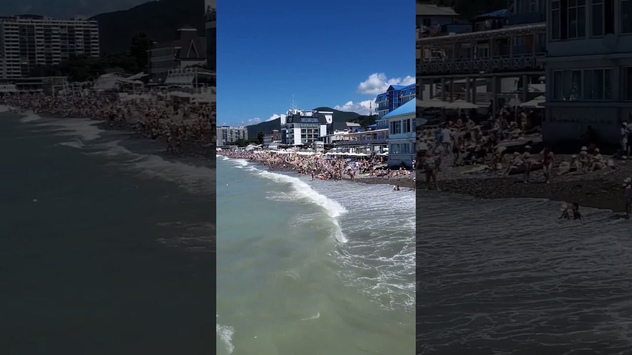 О погоде на 17 июня Лазаревское: Шторм | Утром +21°...+27° Ясно☀️Днём +27° Малооблачно⛅️ #море смотреть онлайн