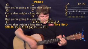 Golden Slumbers/Carry That Weight/The End (The Beatles) Guitar Cover Lesson with Chords/Lyrics