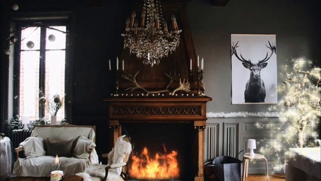 Камин | Треск камина | Уютное шале с камином | Fireplace смотреть онлайн