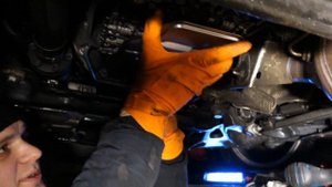 Mercedes W164 OM642 3.0 V6, Замена масла АКПП