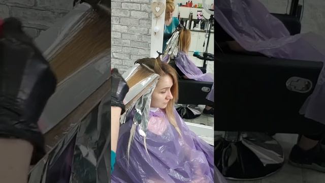 Балаяж /BALAYAGE+ Цветовая Баня . Очень подробно.