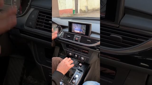 Камеру заднего вида установили в ауди а6,7 с7 к штатному монитору 6.5’’ подключили смотреть онлайн