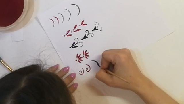 Хохломская роспись. Учимся рисовать