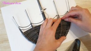 Зонт-ключница из газетных трубочек! Подробный мастер класс!