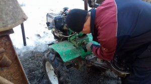 Самодельный роторный плуг (часть 3)для дизельного мотоблока