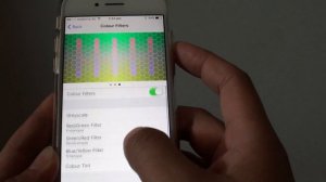 Fix Yellowish Screen with Color Filters on iPhone 7