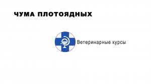 Чума плотоядных Веткурсы