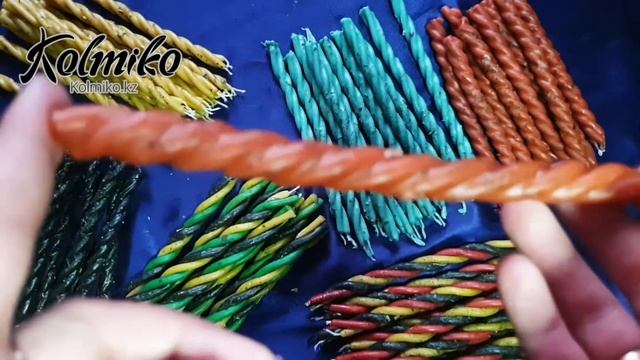 Обзор свечей - скруток для обрядов. От производителя Kolmiko смотреть онлайн