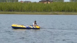 Надувная лодка INTEX Challenger 3 + Шуруповерт Интерскол :-)