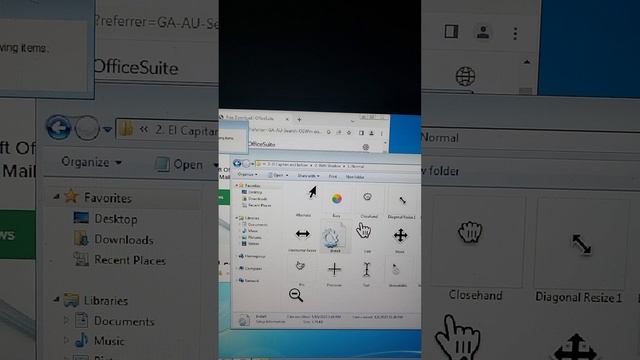 Installing Mac OS cursors on Windows 7 virtual box