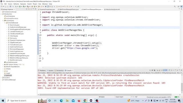 WebDriverManager - New Feature 2022 - No need to write WebDriver driver = new BrowserDriver();
