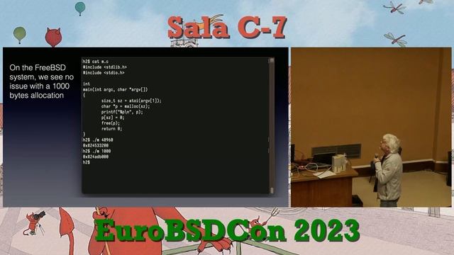 How OpenBSD’s malloc helps the developer - Otto Moerbeek - EuroBSDcon 2023 смотреть онлайн
