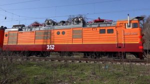 Тяговый агрегат ОПЭ1-352 после ремонта на РЭРЗ