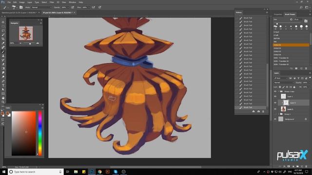Broom ◈ Game icon ◈ Digital Painting Process ✐ смотреть онлайн