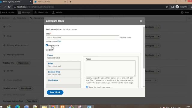 How to create custom block in Drupal | Custom block creation in Drupal 8 and Drupal 9.