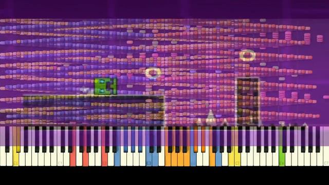 [Black Midi] Synthesia –"Stereo Madness" | 132K+ Notes (or 135K) | – Geometry Dash смотреть онлайн