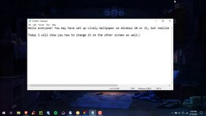 How to Make LIVELY WALLPAPER Display on Multiple Monitors