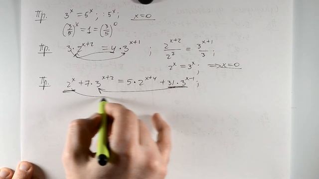 Показательные уравнения и неравенства. Урок №6