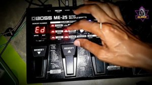 BOSS ME 25 seting lead dangdut