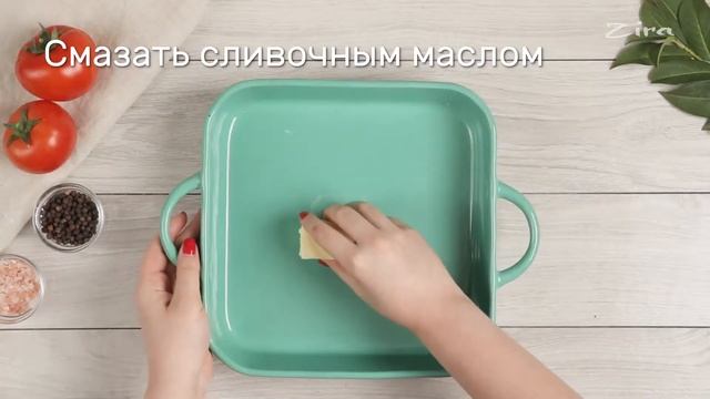 Лазанья с грибами и курицей