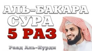 Сура "Аль-Бакара" 5 РАЗ