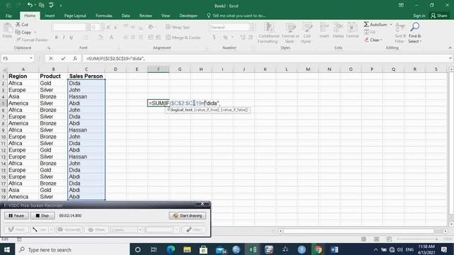 Counting in Excel Part8 - Counting unique values with a criterion смотреть онлайн