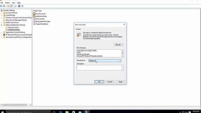 Software Restriction(Windows 10) смотреть онлайн