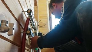 монтаж теплых полов металопластиковой трубой uponor