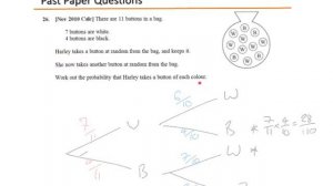 Year 10 Tree Diagram Starter 1