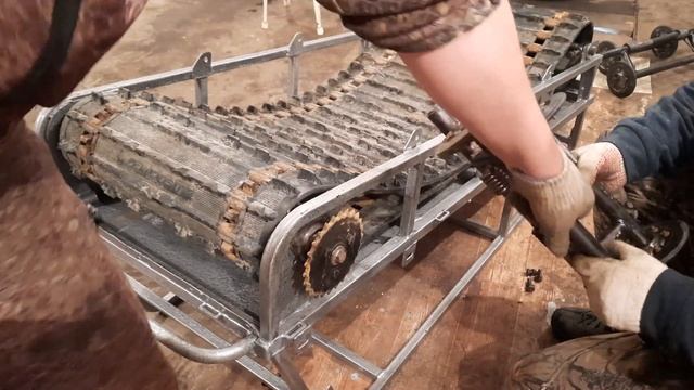 Мотобуксировщик БТС Хит - восстановление утопленника смотреть онлайн