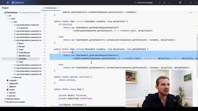Ep38. Making A Folia  Plugin - Minecraft Plugin Development