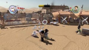 LEGO Star Wars The Force Awakens - Part 4 Niima Outpost BB-8 ROCKS! (HD) coop Gameplay
