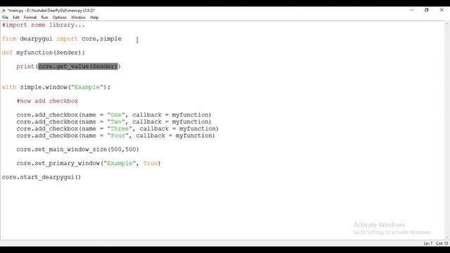 Checkbox in Dear PyGui | Dear PyGui Tutorial For Beginners смотреть онлайн