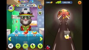 Talking Tom Gold Run vs My Talking Tom Android Gameplay 2019