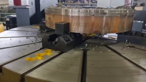 Токарно-карусельный станок 1525 с увеличенной высотой обработки / Russian vertical boring machine