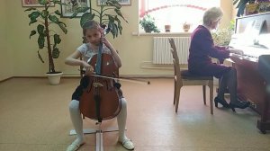 Карпович Лия (8лет). И. Волчков. Вариации на тему украинской народной песни "Ой, за гаем , гаем"